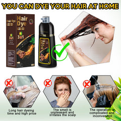 Sminktec 3 in 1 formula combines dye, shampoo, conditioner for streamlined care