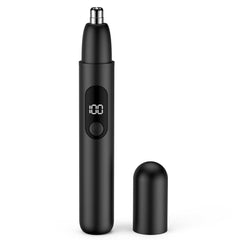 Smity nose hair trimmer with 360-degree rotating blades for precise grooming.