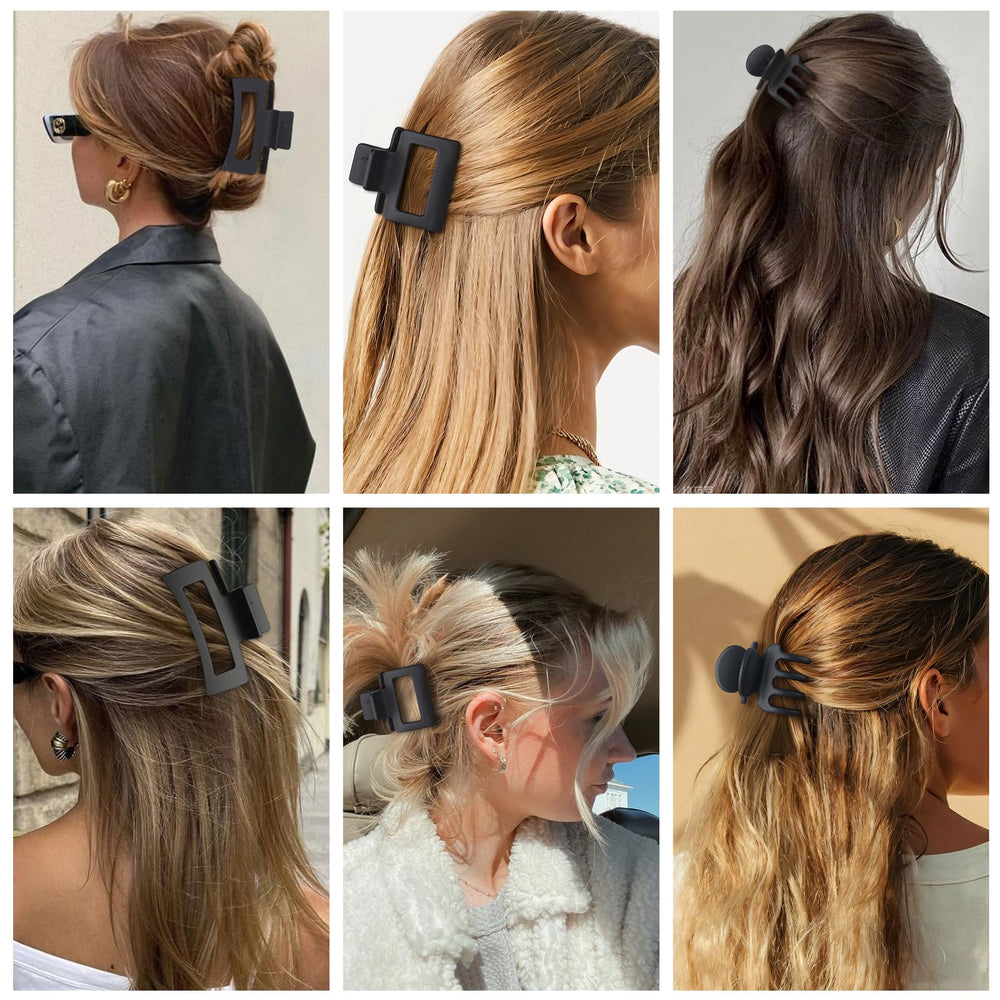 SMKSL matte finish hair clips designed for comfortable all-day wear