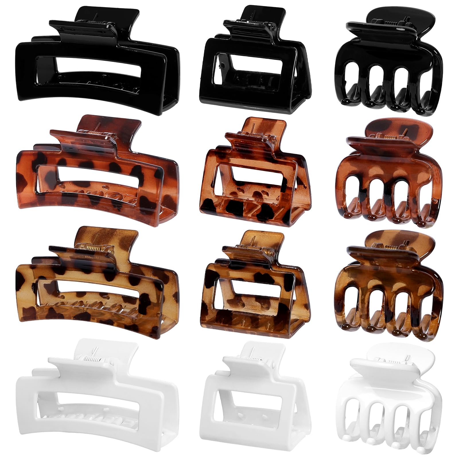 Pinzas SMKSL para cabello tortuga, pequeñas, para mechones finos y peinados rápidos.