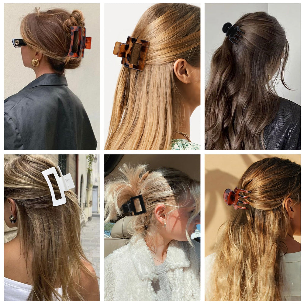 Pinzas SMKSL para cabello tortuga uso diario, resistentes y fáciles de colocar.