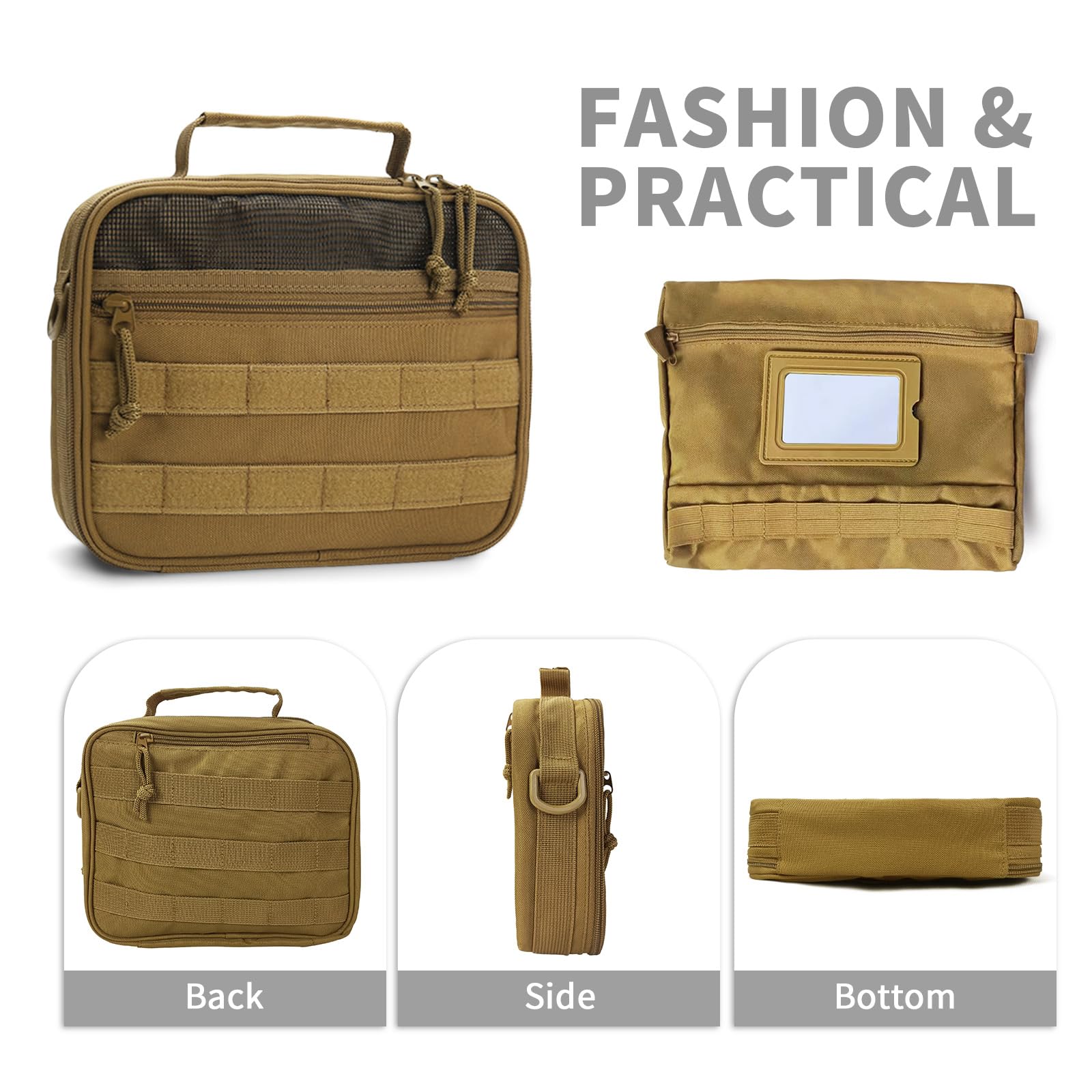 SMONT Toiletry Bag lightweight materials keep travel gear easy to carry.