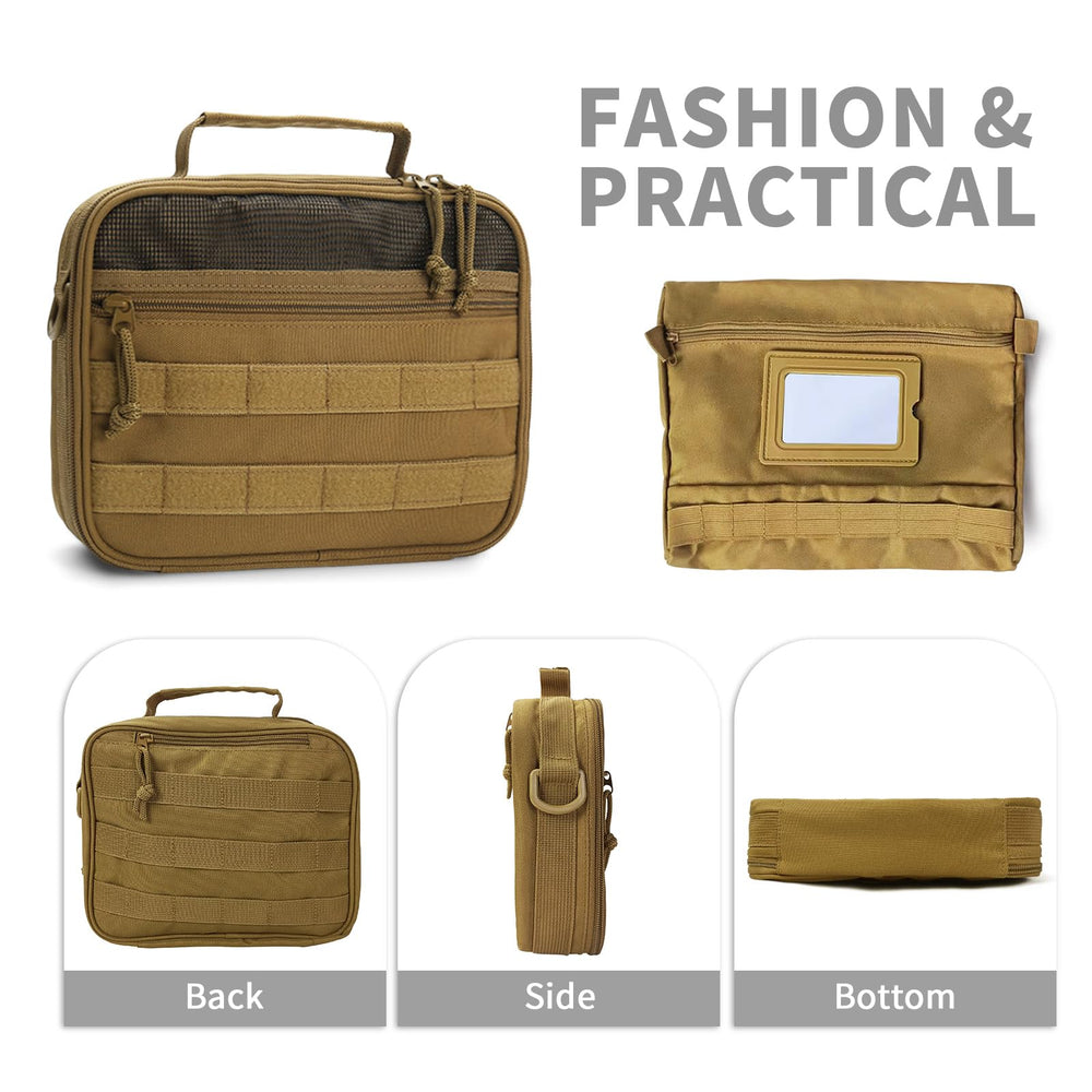 SMONT Toiletry Bag lightweight materials keep travel gear easy to carry.