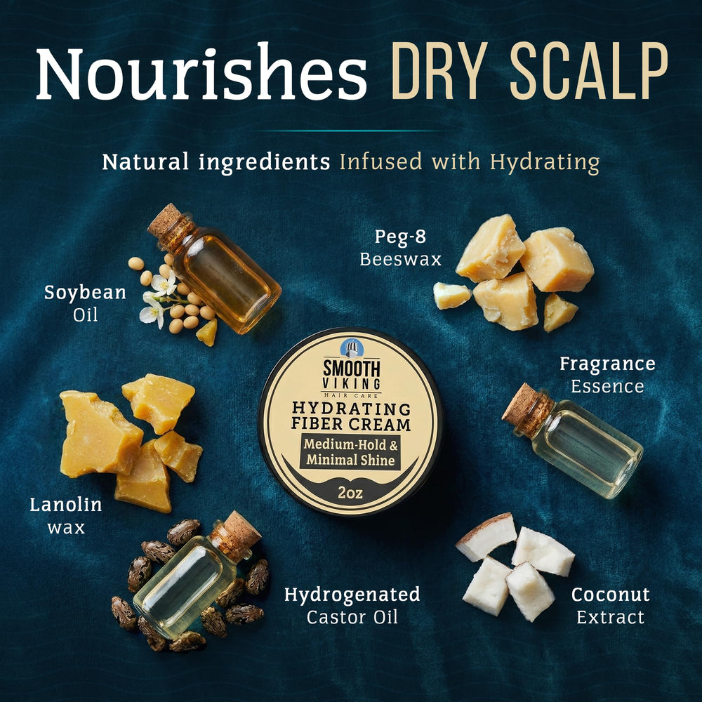 Smooth Viking Aplicación fácil en cabello mojado o seco para uso diario