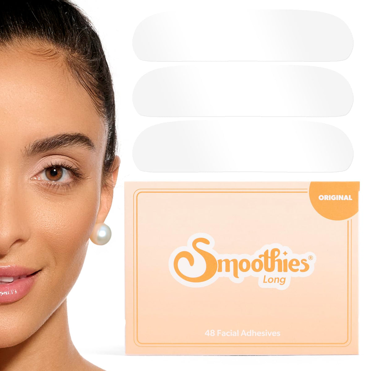 Parches Smoothies para frente: aplicación nocturna para una piel más lisa al despertar.
