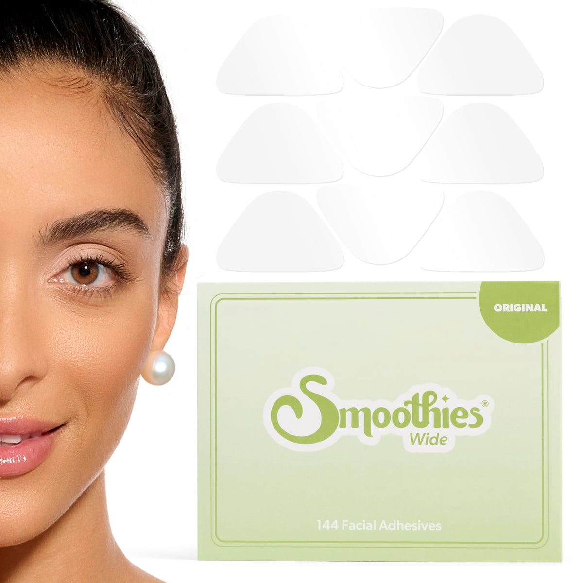 Smoothies wide wrinkle patches overview box for overnight use