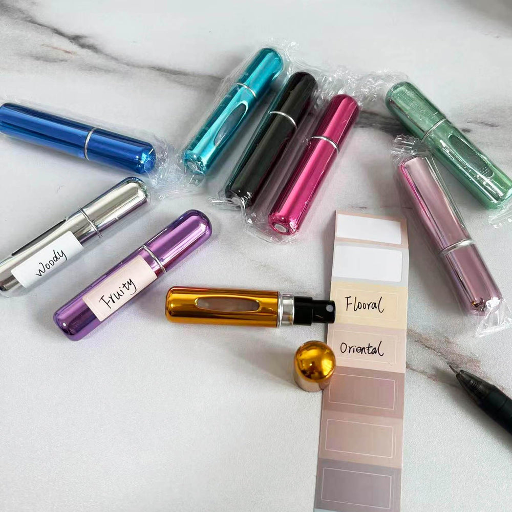 Smtheasy ten pack refillable atomizers with different patterns for versatility