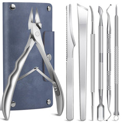 SMZHealing 7-piece kit with tools for precise ingrown nail care and at-home pedicure.