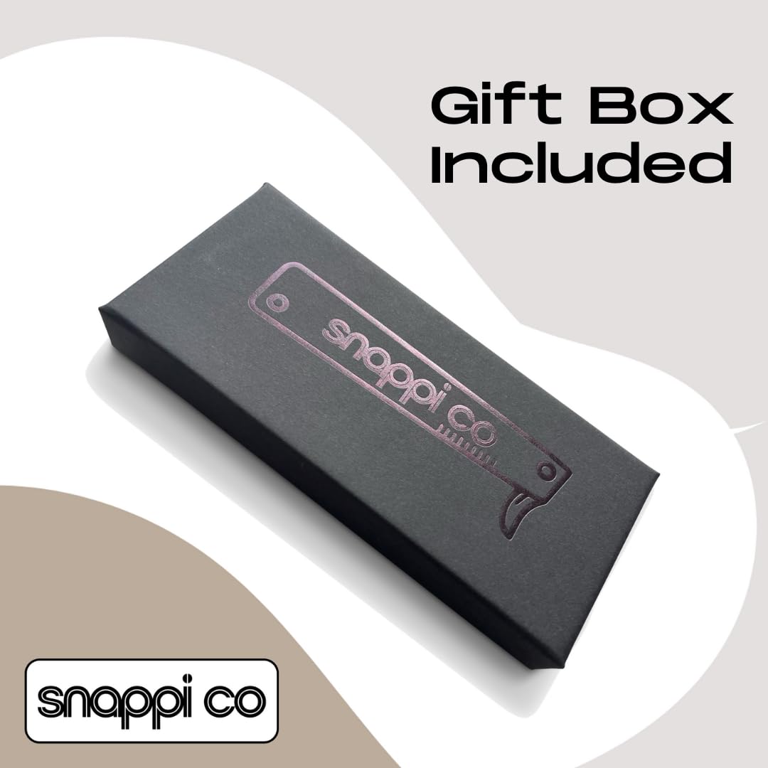 Gift-ready Snappi Co beard comb in black box for him
