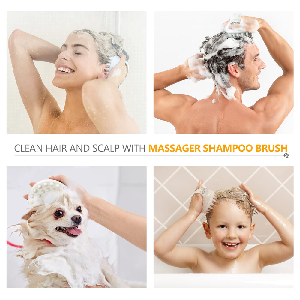 Sndyi massager with ergonomic handle and non-slip grip for shower use