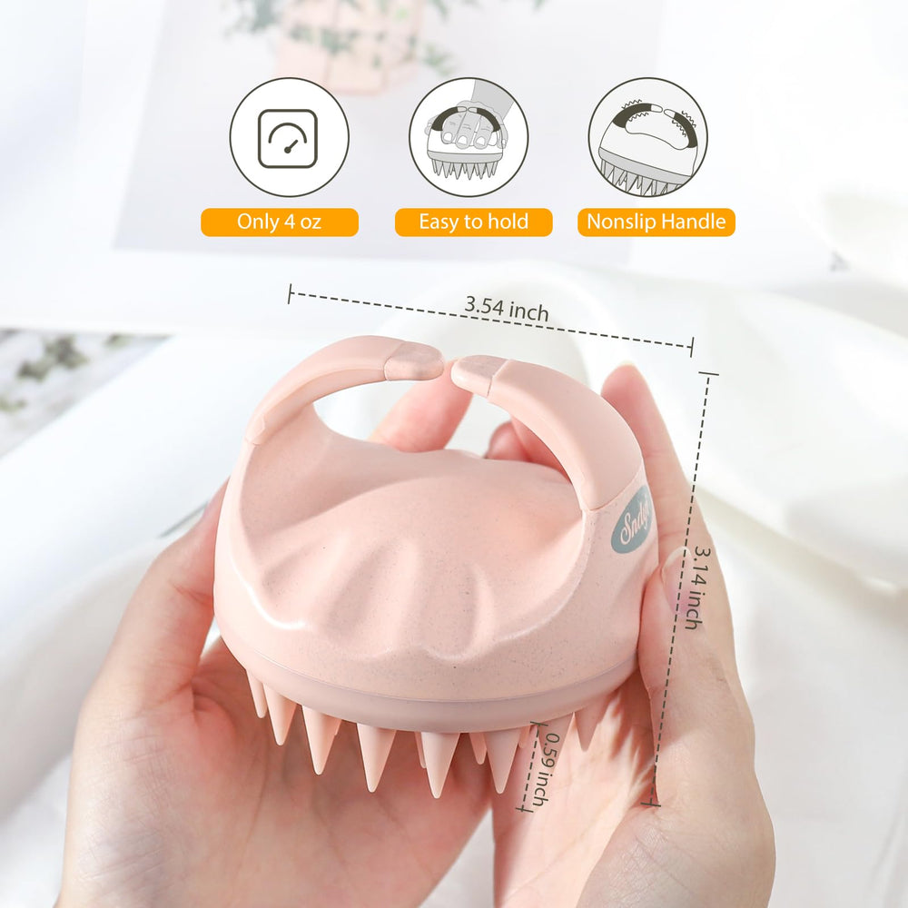 Sndyi ergonomic handle supports stable shower massage grip.