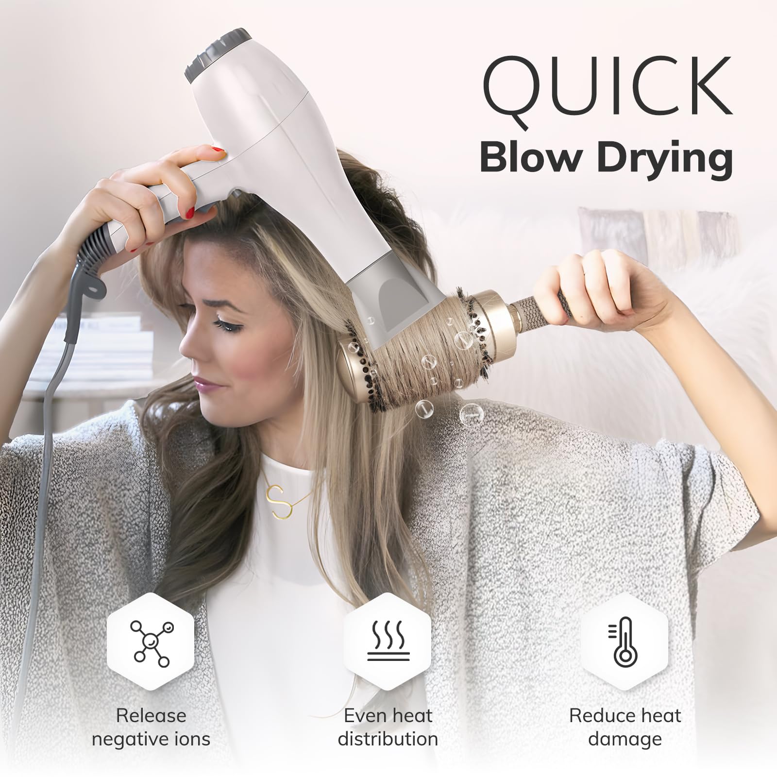 Sndyi hair shine result demonstrates enhanced gloss and smoother texture.