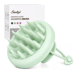 Sndyi silicone scalp massager with one-piece design for durable shower use
