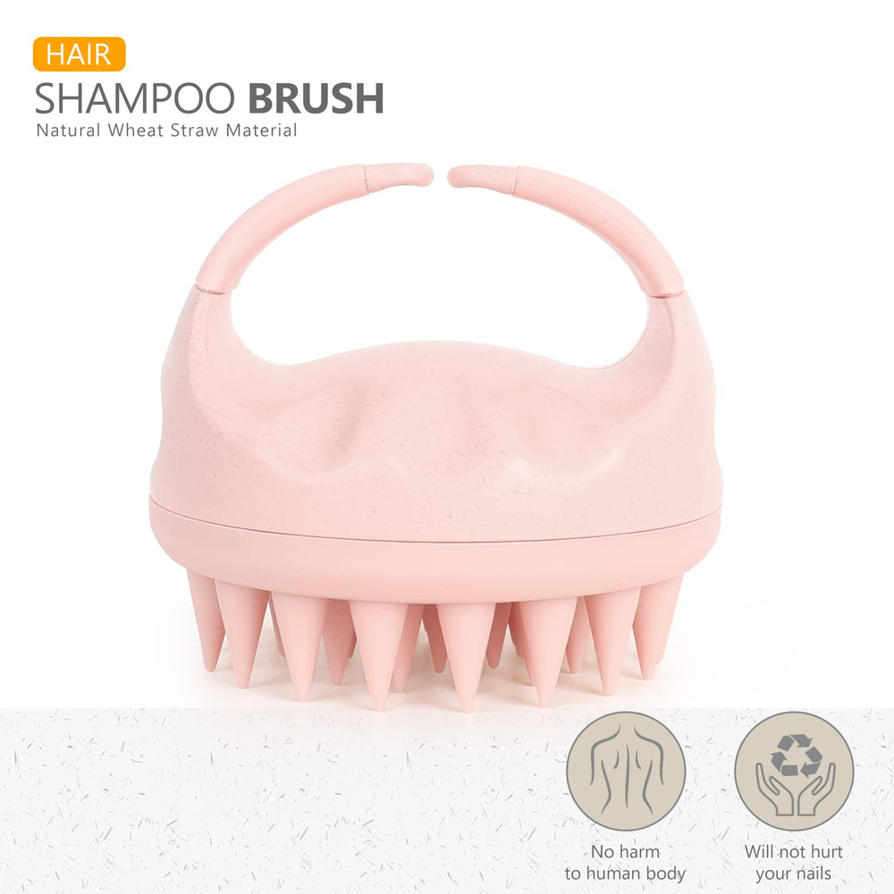 Sndyi soft silicone bristles close-up for thorough scalp cleansing.