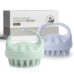 Sndyi scalp massager with wheat straw for safe, eco-friendly cleansing.