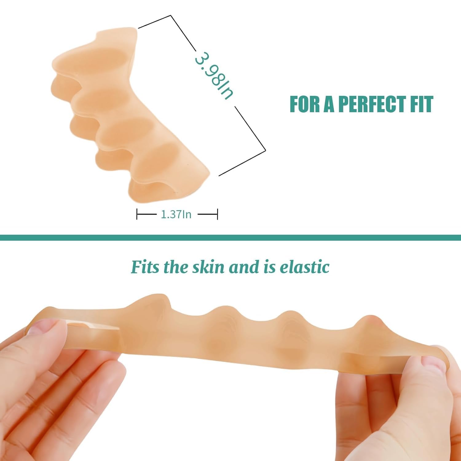 SNGBYTU toe spacers for pedicures and home foot care sessions