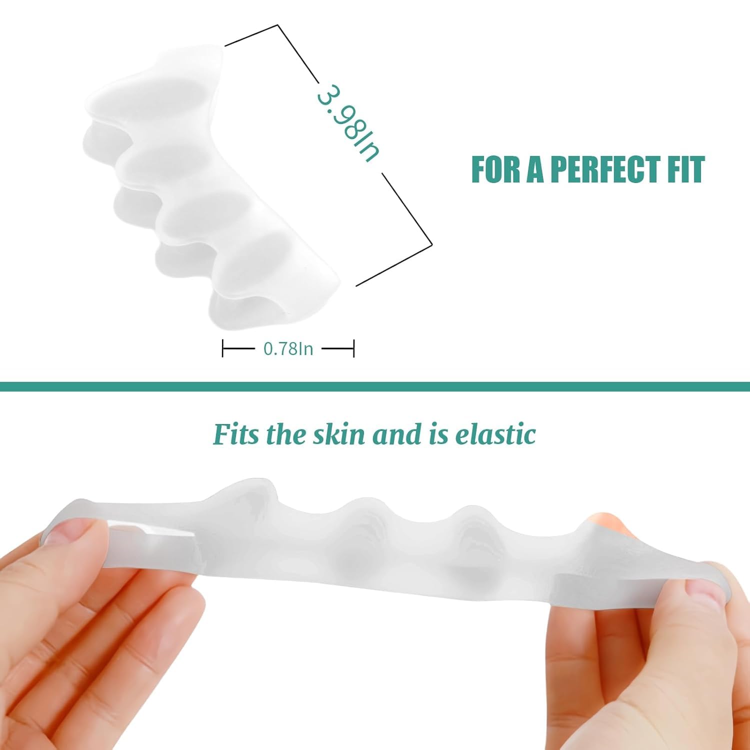 SNGBYTU toe spacers care cleaning, easy maintenance after use.