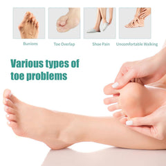 SNGBYTU toe spacers in use for yoga and workouts, promoting comfort.