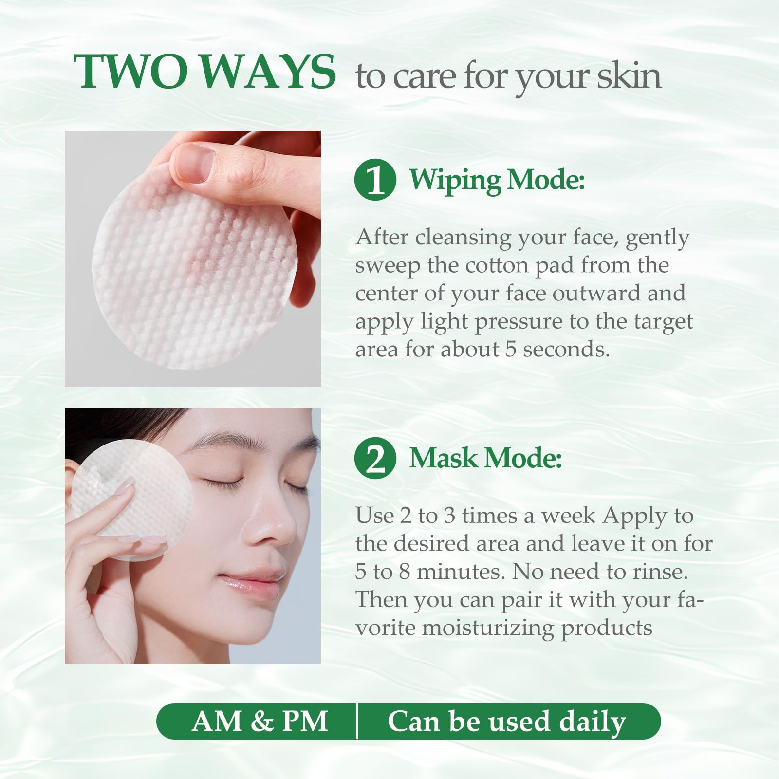 Snidin Toner Pads deliver deep moisture with hydrolyzed collagen