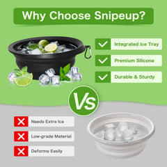 Snipeup cubos hielo personalizables para iluminar y deshinchar la piel.