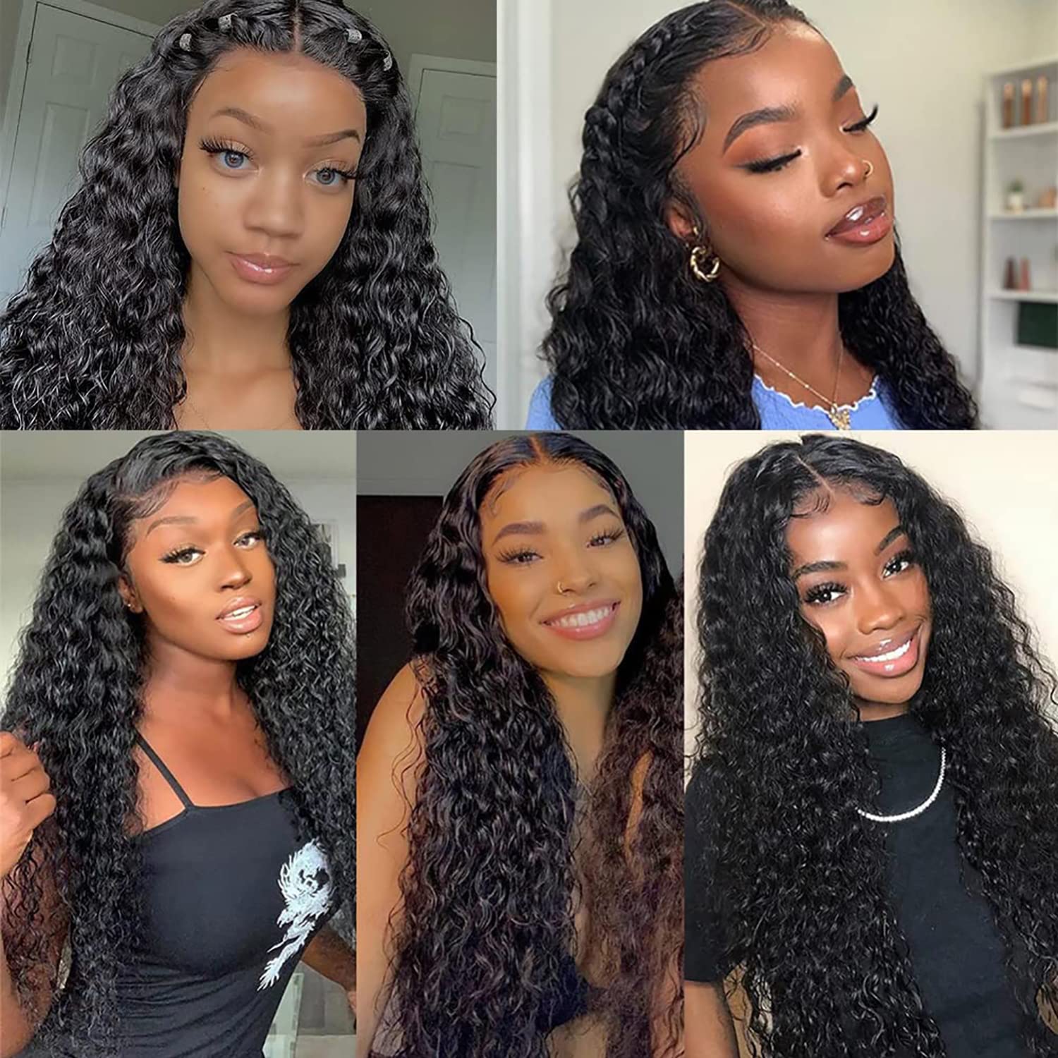 SNJON Water Wave wig ready for styling and versatile looks