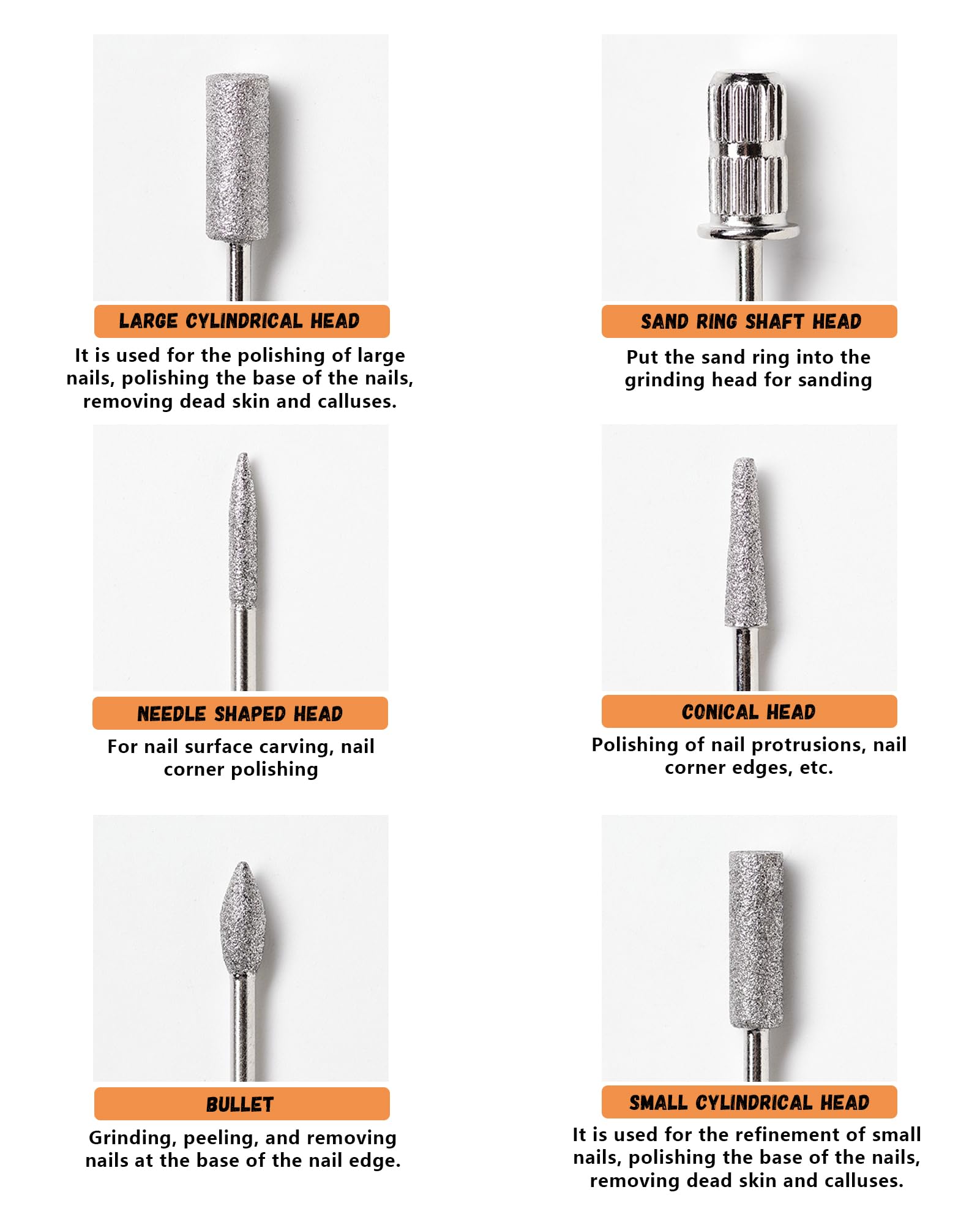 Snmzlc 6pcs sanding bands for smooth filing and finish