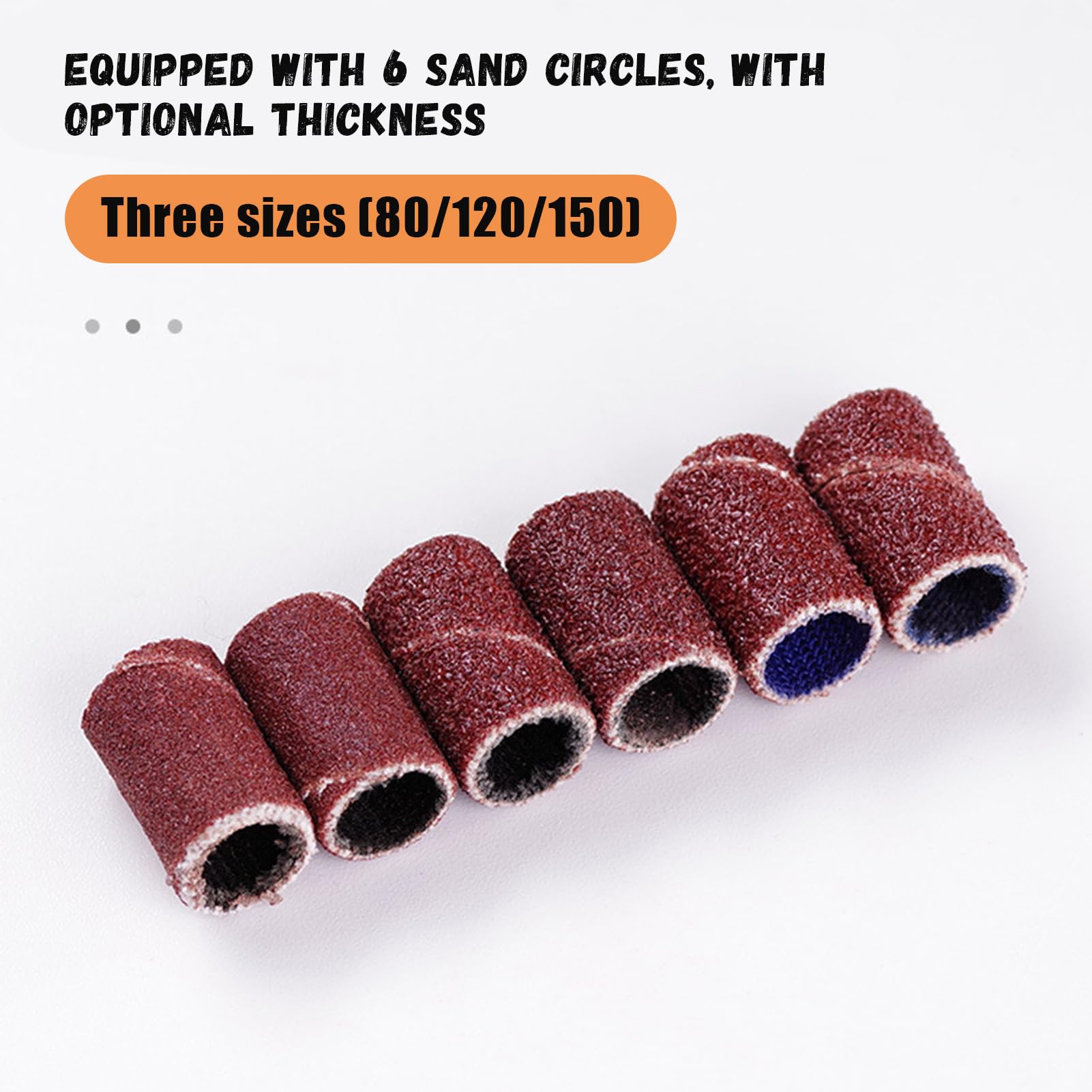 Snmzlc Acrylic nail polishing bits for a glossy finish
