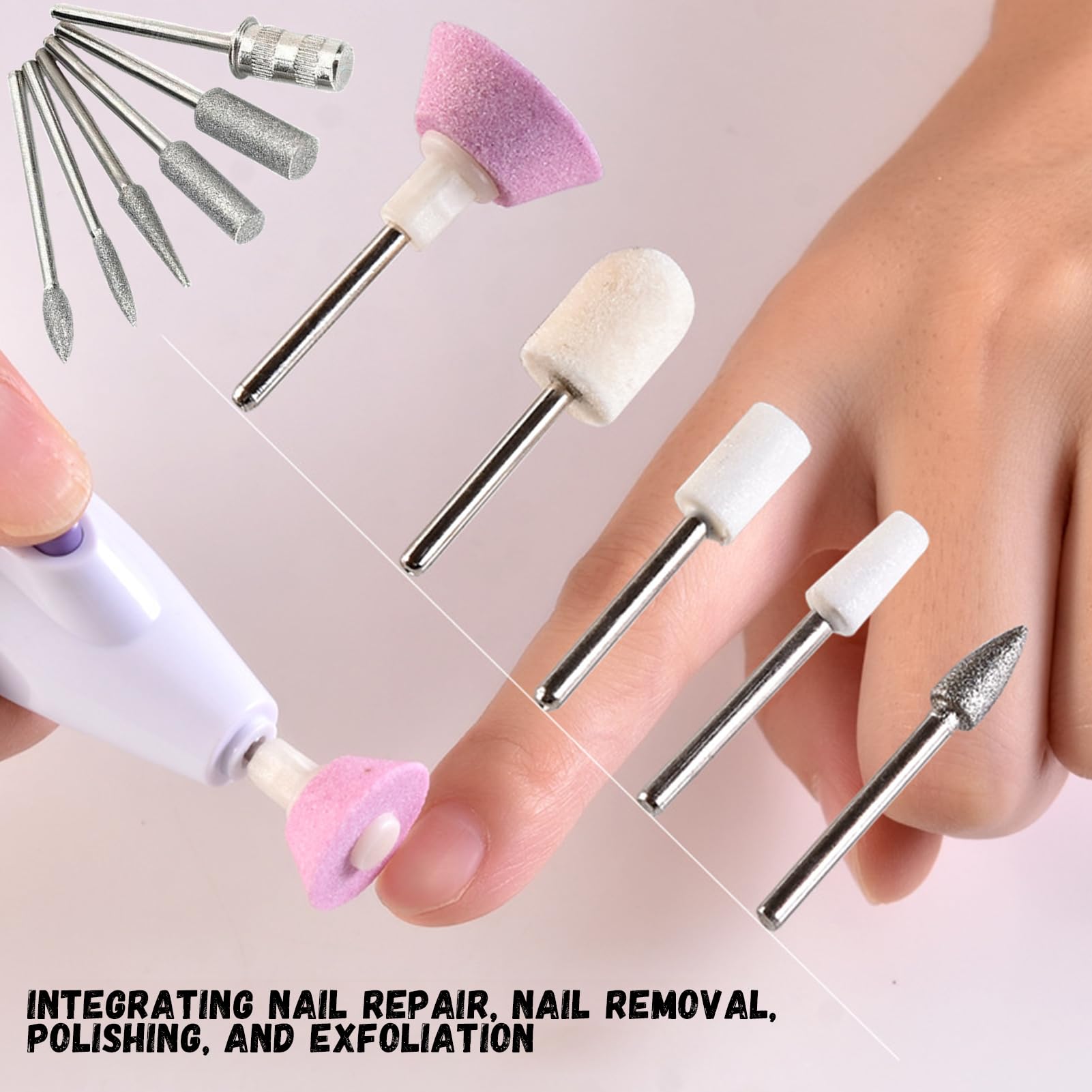 Snmzlc Nail art smoothing bits for even surfaces