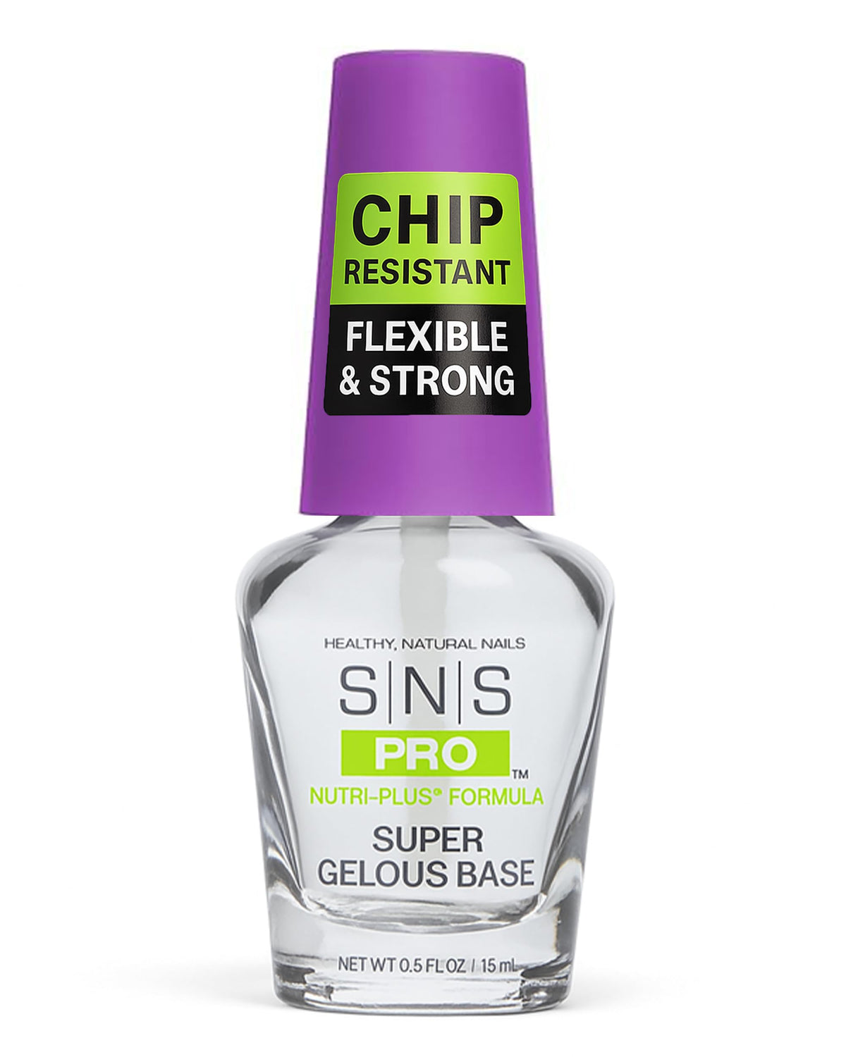 SNS Gelous Base Coat: adhesivo para polvo de inmersión que facilita una fijación duradera del color