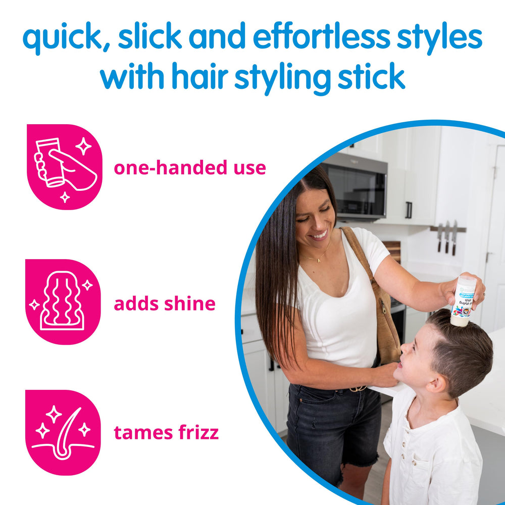 So Cozy barra para cabello en peinado hacia atrás aporta aspecto limpio y duradero.