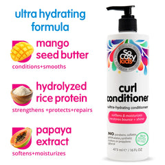 SoCozy Curl Conditioner: aplicación suave que desenreda rizos infantiles