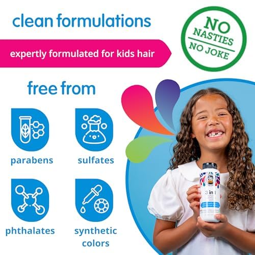 SoCozy Kids hair after 3-in-1 use looks softer and shinier.