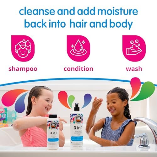 SoCozy Kids 3-in-1 lather demonstrates gentle cleansing for soft hair.