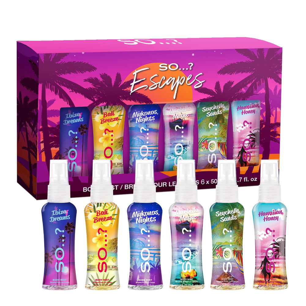 So...? Escapes Ibiza Dreams bottle ready for on-the-go refresh and tropical vibes