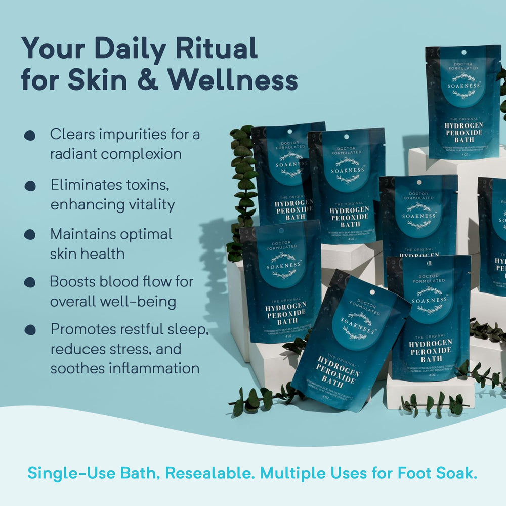 Soakness: piel oxigenada tras detox en baño