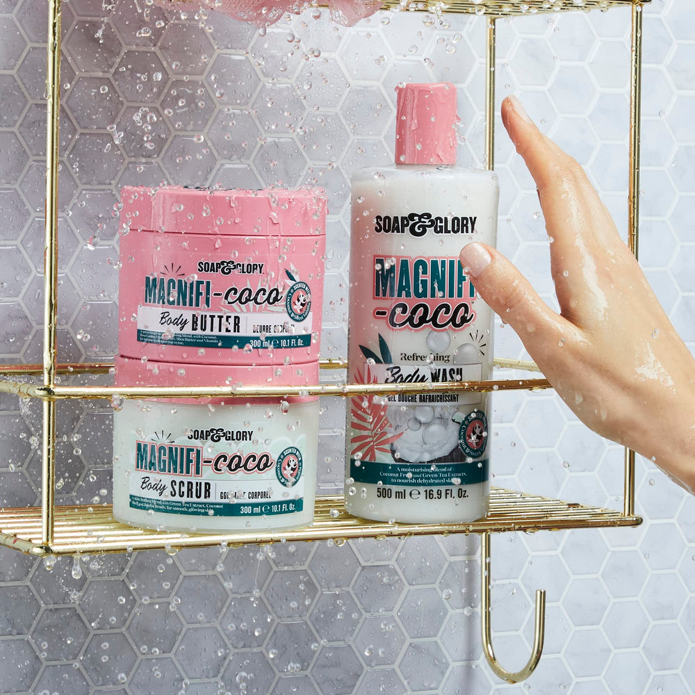 Magnifi-Coco incorpora manteca de karité para piel extremadamente seca.