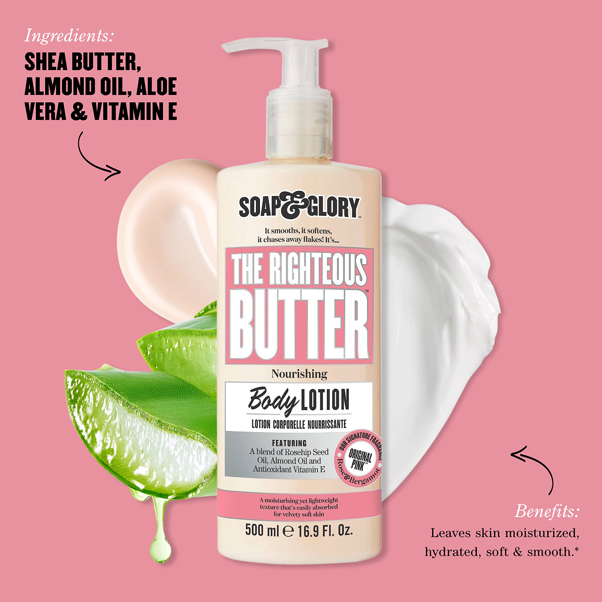 Soap & Glory Original Pink with aloe vera for hydration