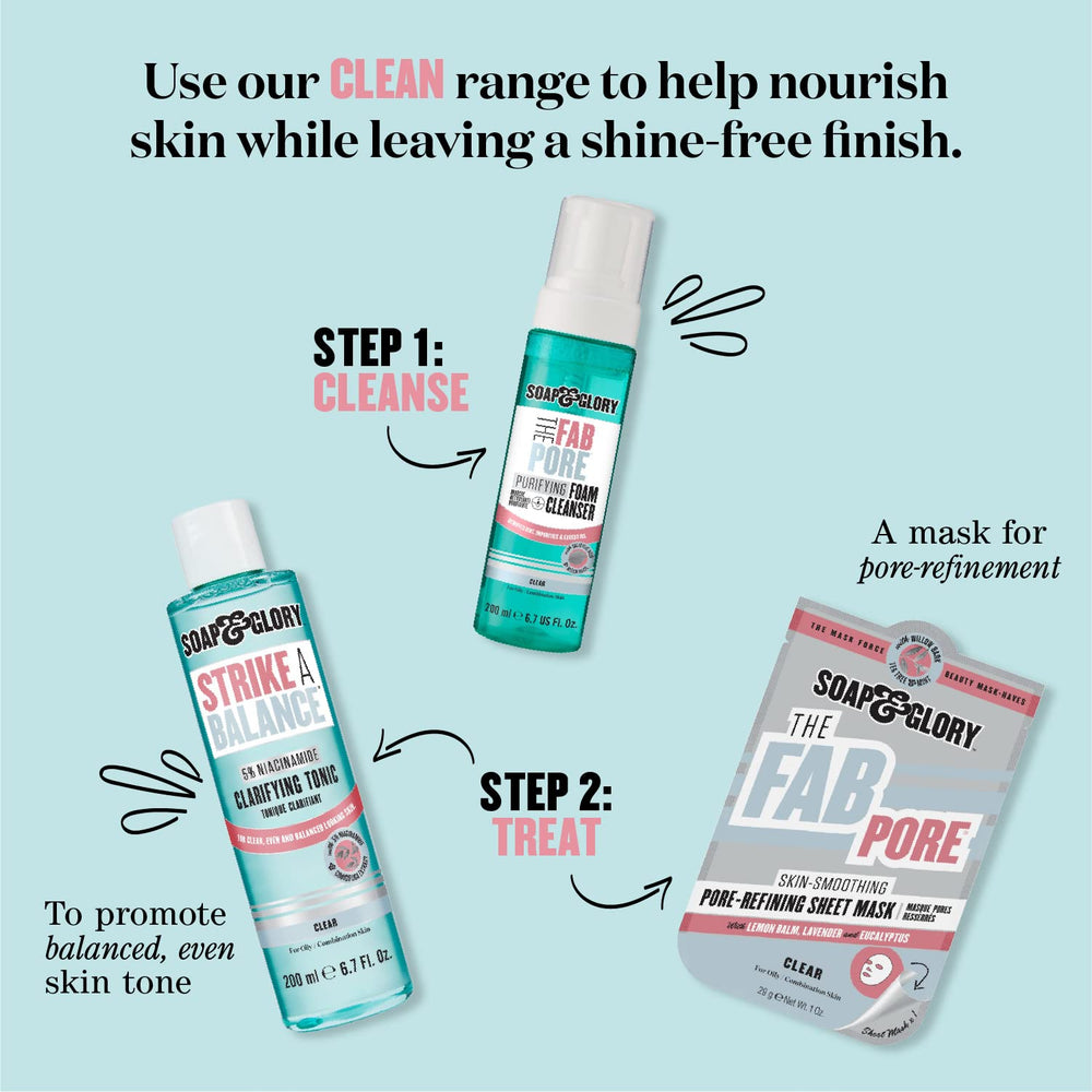 Soap & Glory Vitamina C piel limpia con brillo natural