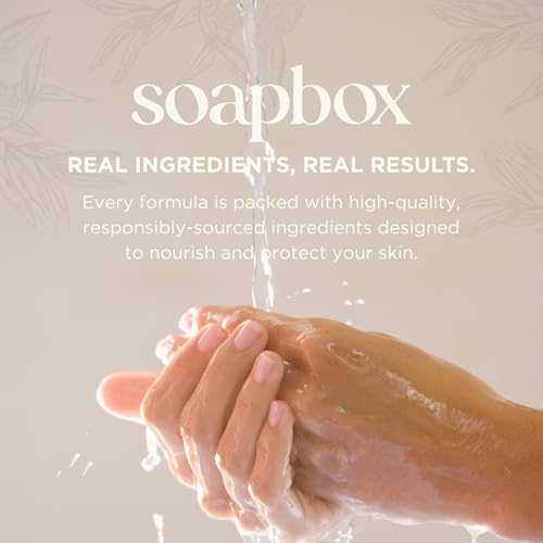 Soapbox coconut milk sandalwood scent enhances daily hand washing ritual.