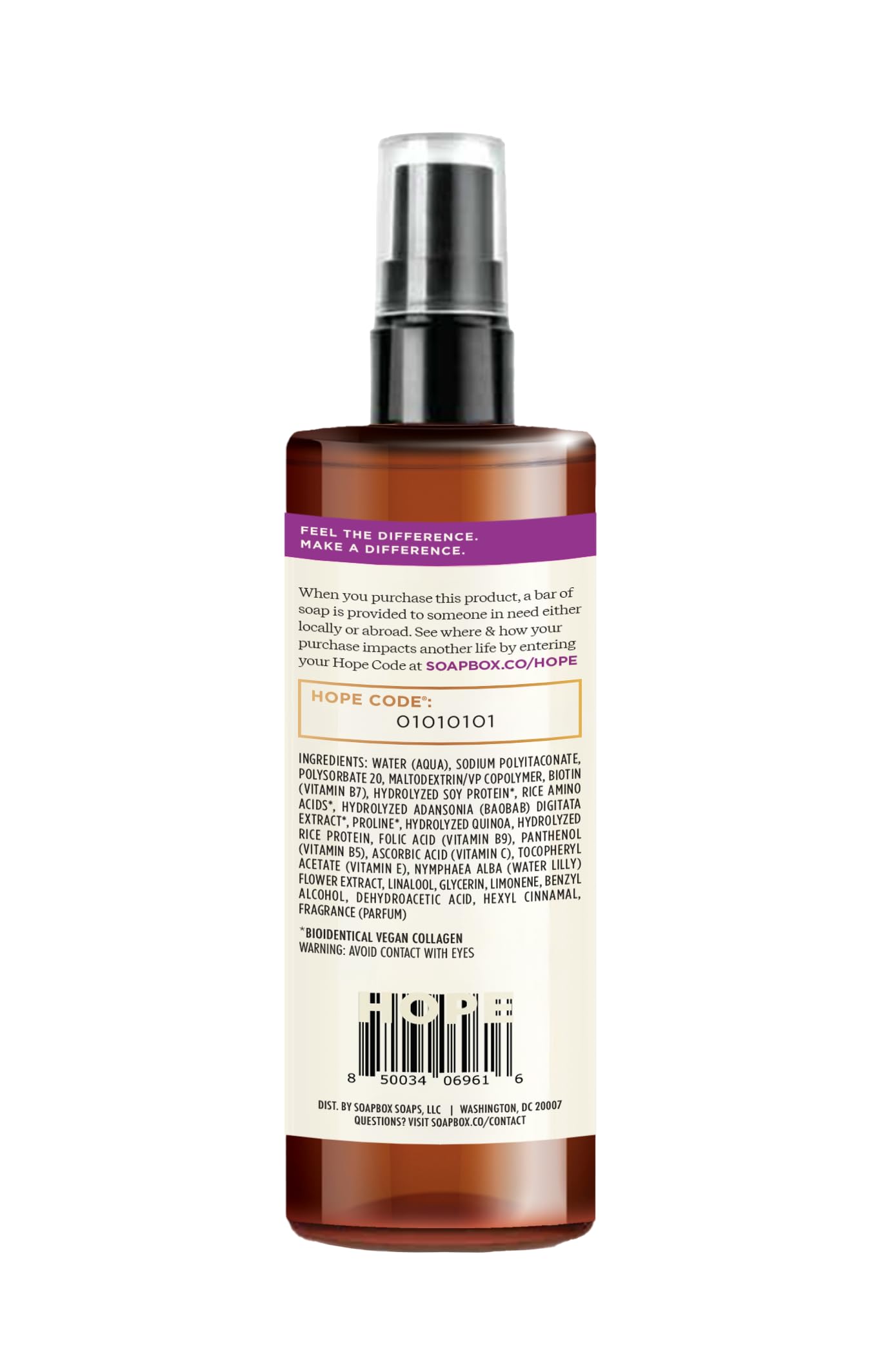 Soapbox Lift Me Up, cabello húmedo con aplicación que añade cuerpo.