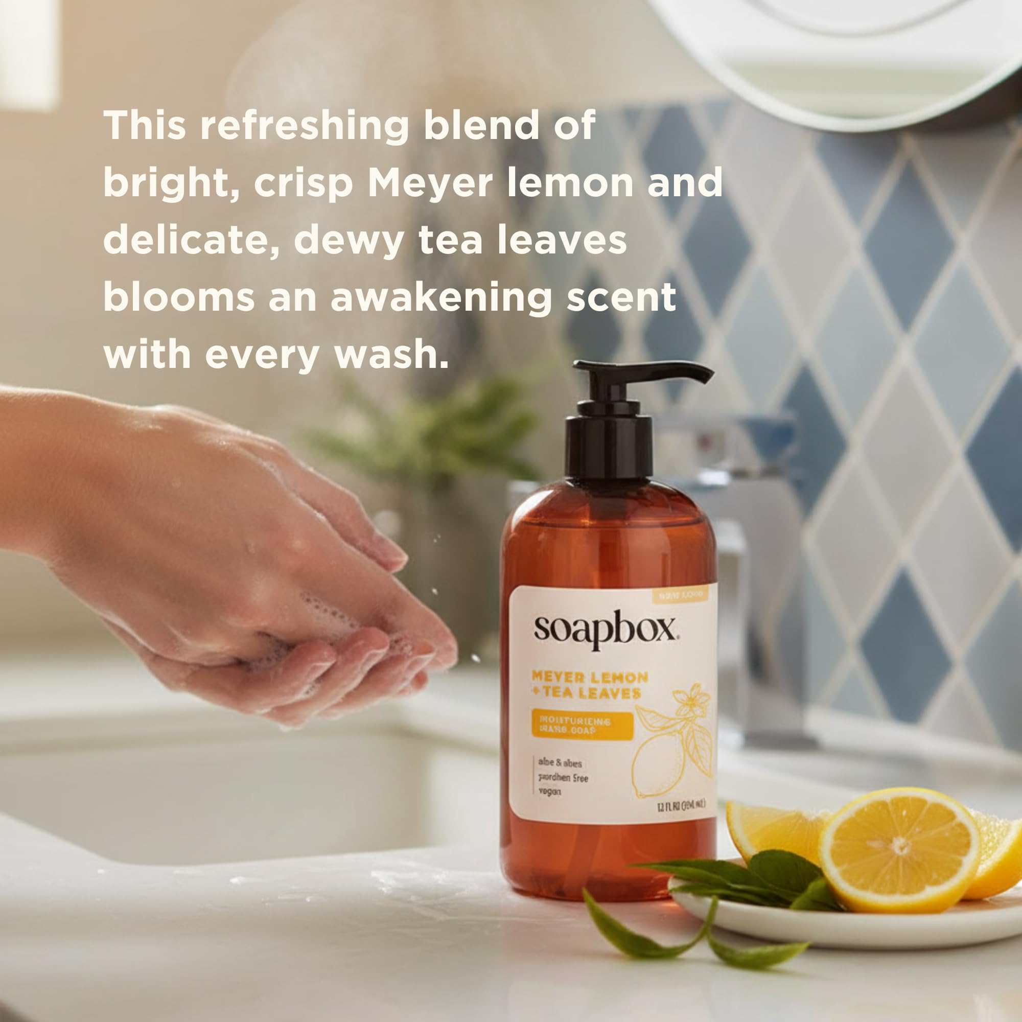 Soapbox hand soap ideal for bathroom and kitchen daily use.