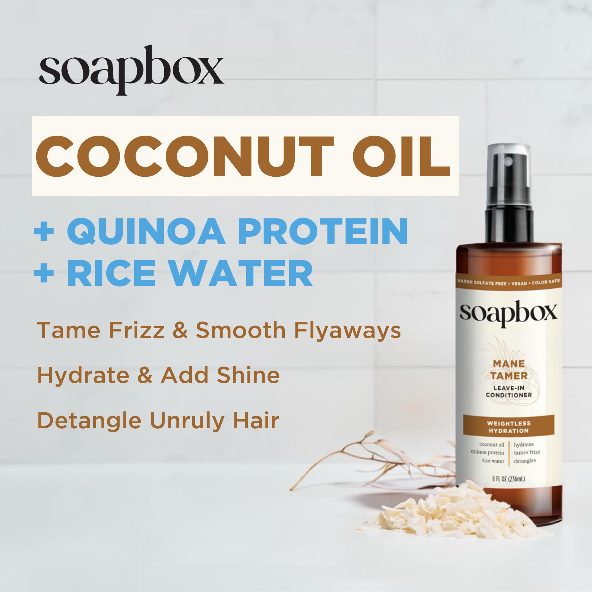 Soapbox Mane Tamer, aporta brillo saludable para el look