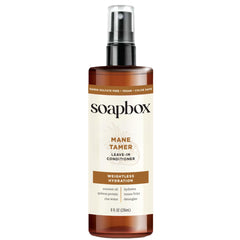Soapbox Mane Tamer, frasco de spray para desenredar y suavizar el cabello