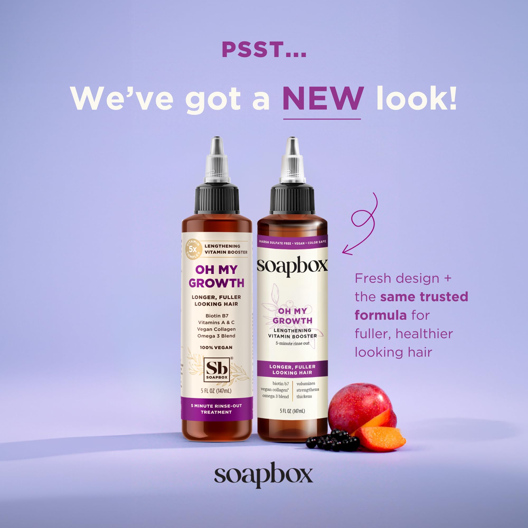 Soapbox Oh My Growth: aplicación diaria para nutrir el cuero cabelludo.