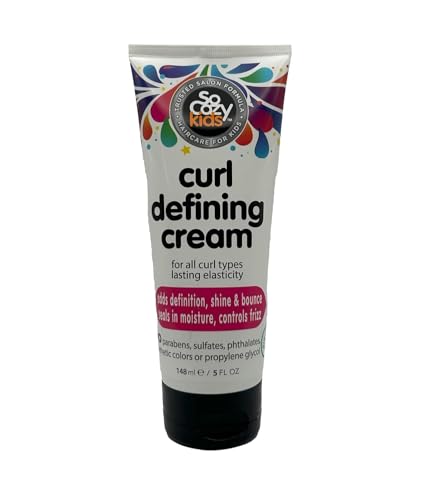 SoCozy Curl Defining Cream texture close-up highlights creamy, lightweight formula for shine.