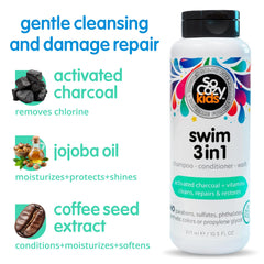 Jojoba oil ingredient close-up emphasizing moisture and gentle scalp care for kids.