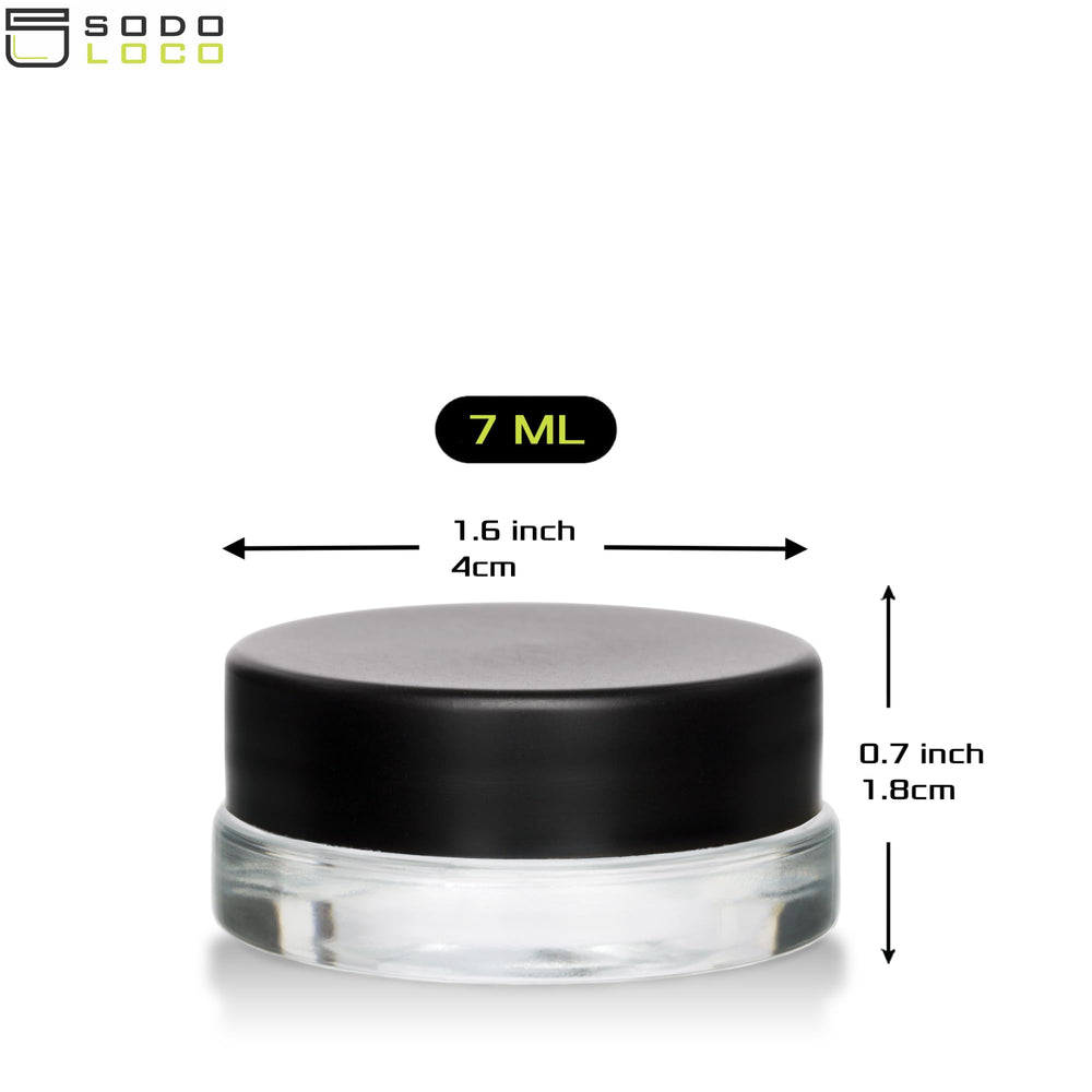 SODO LOCO thick bottom glass jar provides stable, premium storage