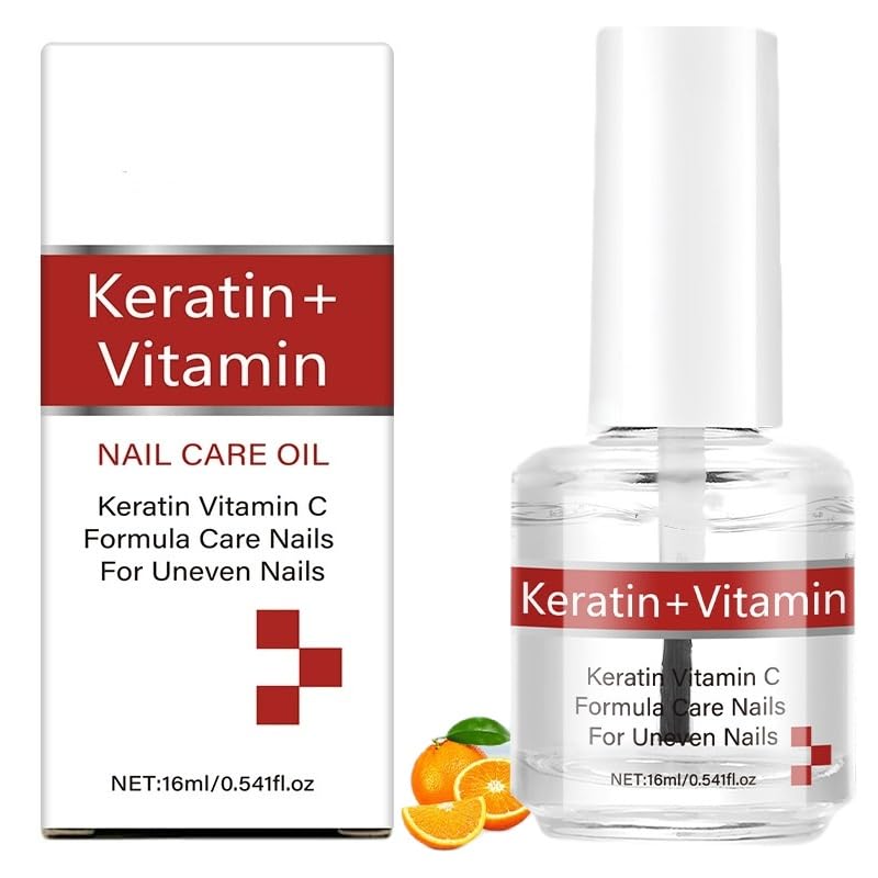 Soelegant keratin nail oil bottle delivers deep moisture for nails and cuticles.