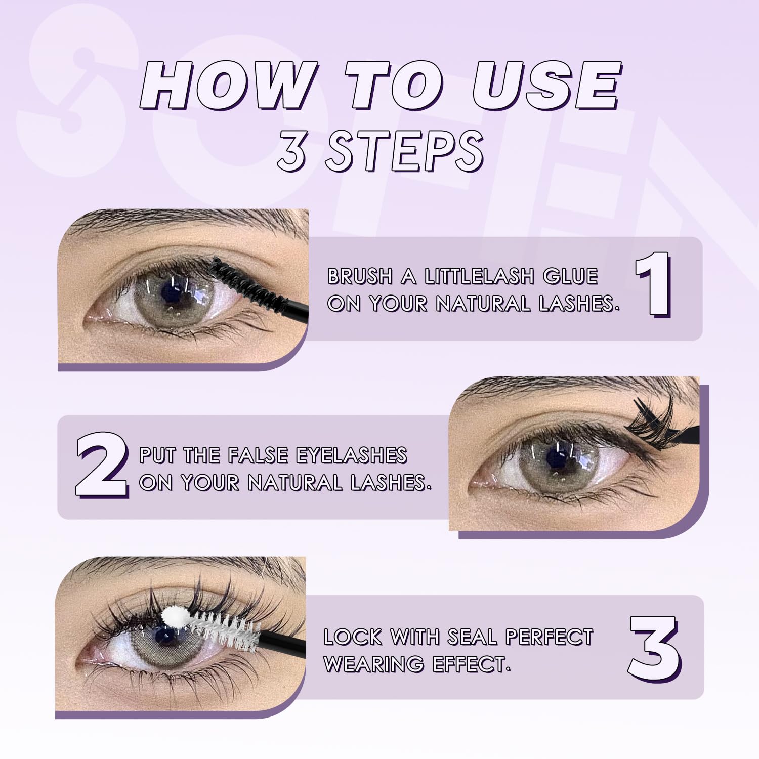 SOFENIDA at-home lash kit setup suggesting convenience and control