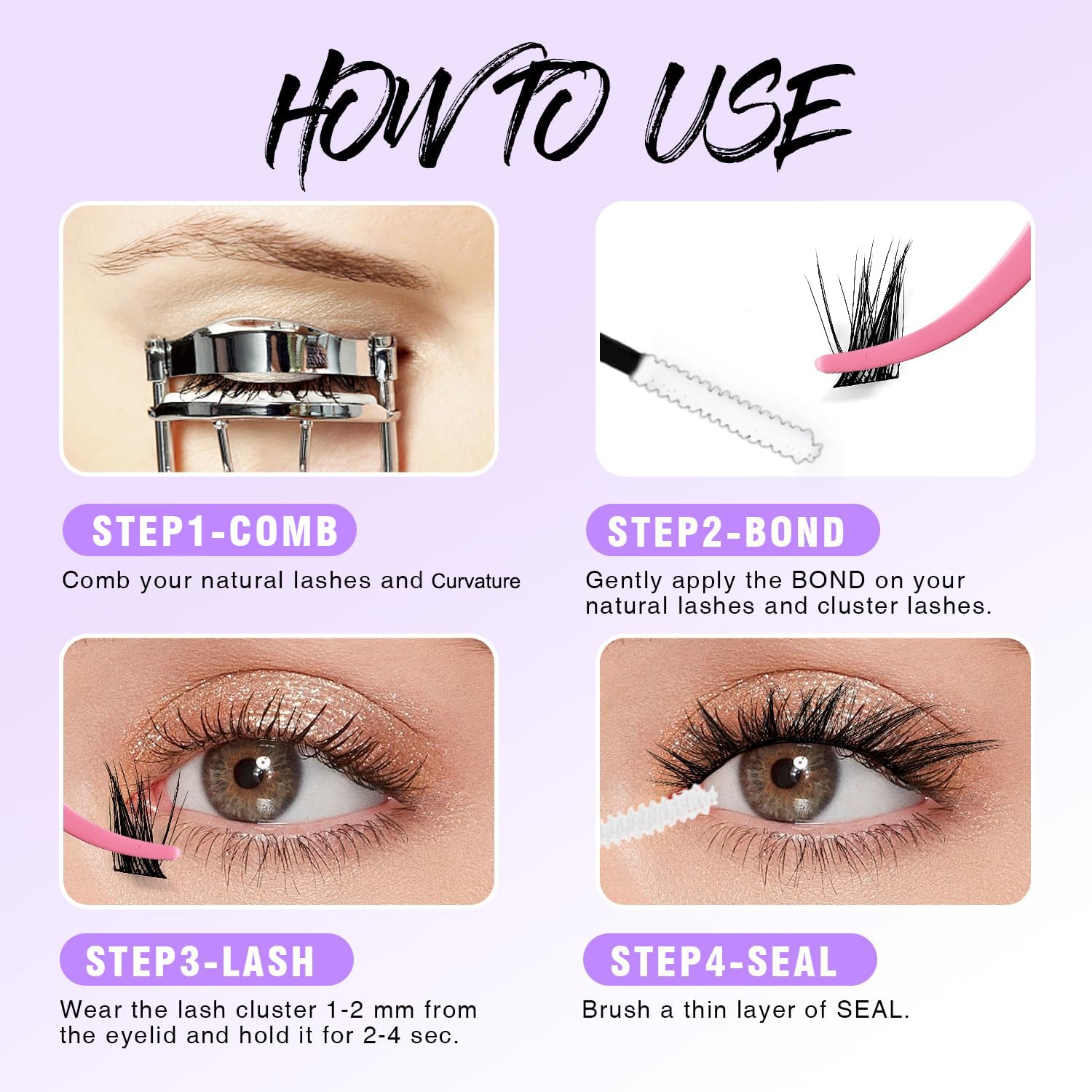 SOFENIDA DIY lash extension kit supports quick home styling
